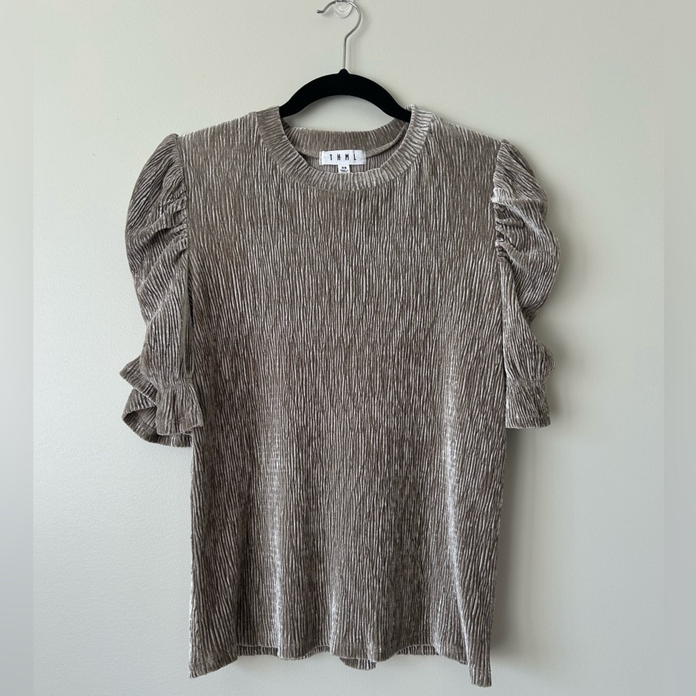 THML Kilkenny Chenille 3/4 Sleeve Top Size XS